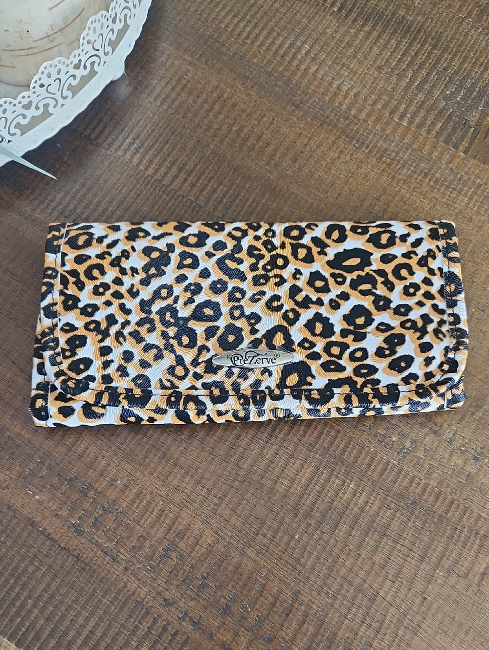 PreZerve Leopard Print Makeup Wallet Case.
